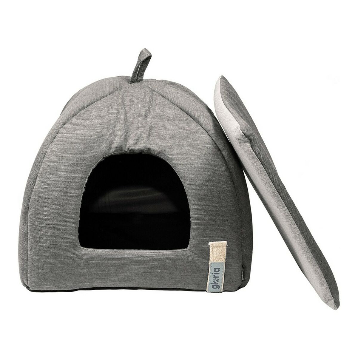 Gloria Green Dreams Dog Bed — Grey (40×40 cm)