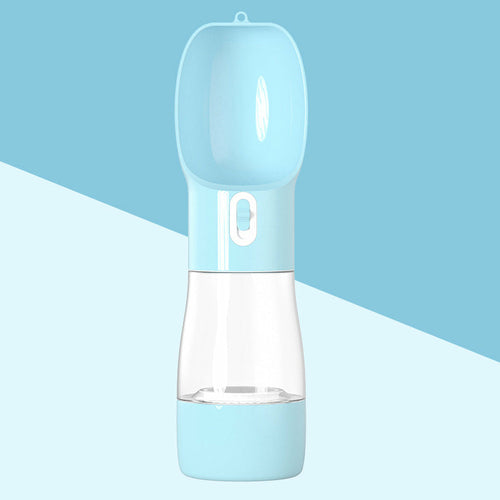 2-in-1 Portable Dog Water Bottle & Travel Bowl