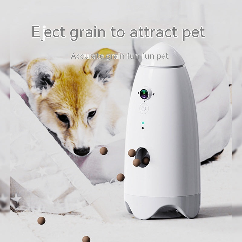 Smart WiFi automatic pet feeder 4L with HD camera