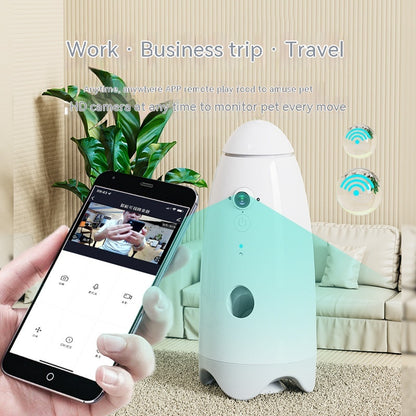 Smart WiFi pet feeder camera