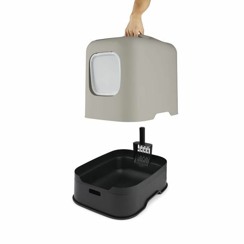 Rotho Cat Litter Box — Cappuccino