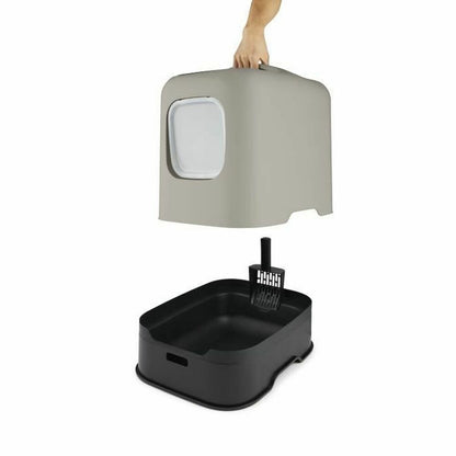 Rotho Cat Litter Box — Cappuccino