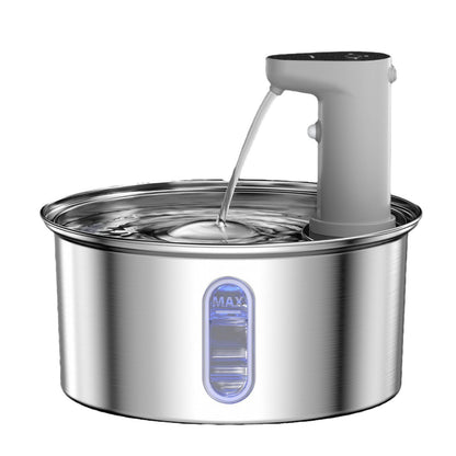 Stainless steel cat water fountain
