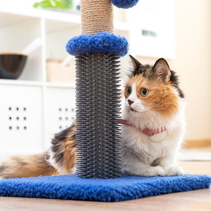 Miausage Cat Scratching & Massage Post with Ball