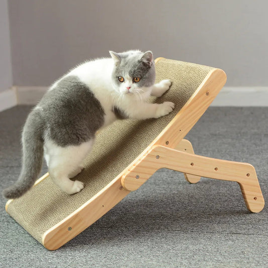 Cardboard cat scratcher lounge