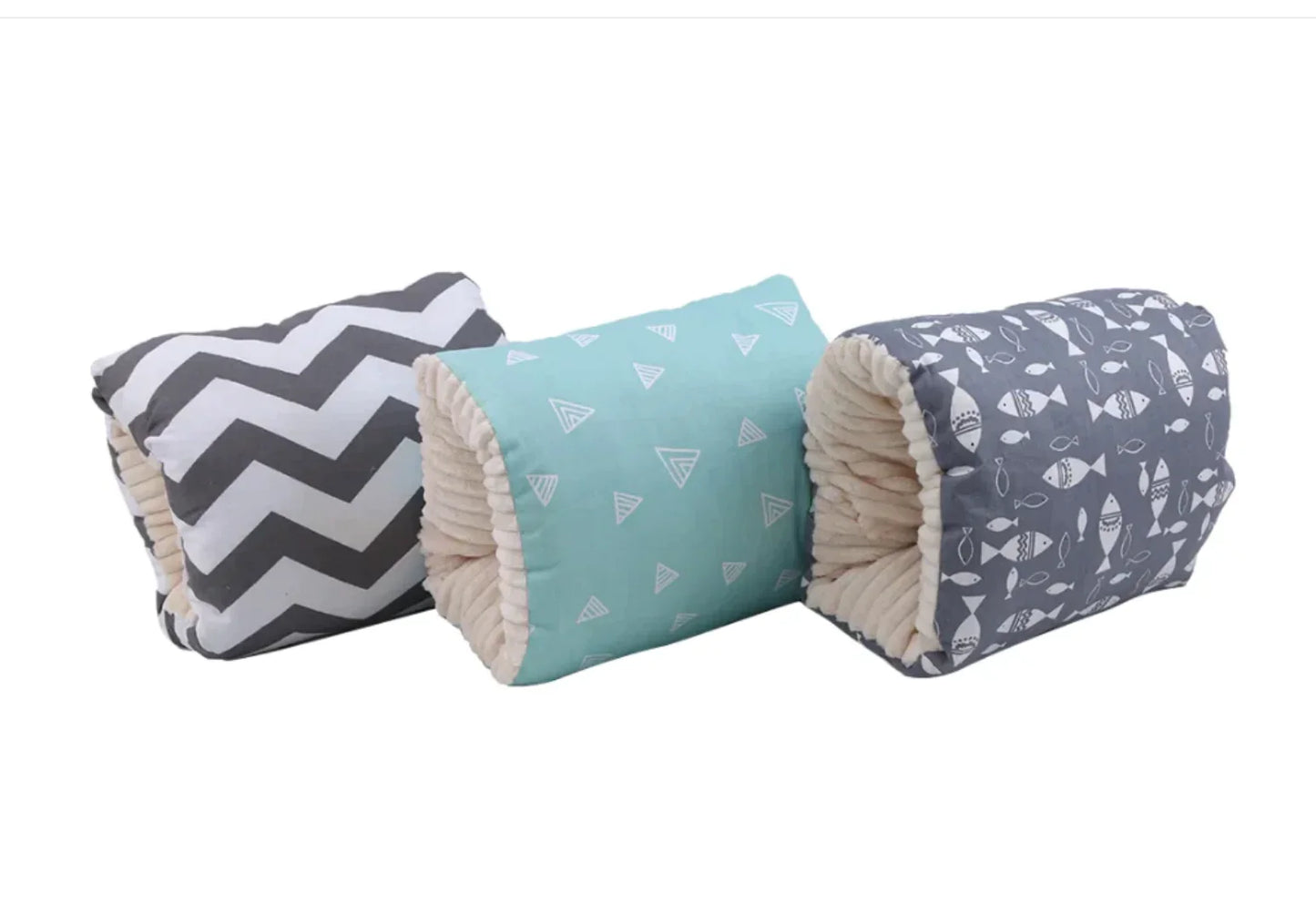 Cozy calming cat bed with raised sides