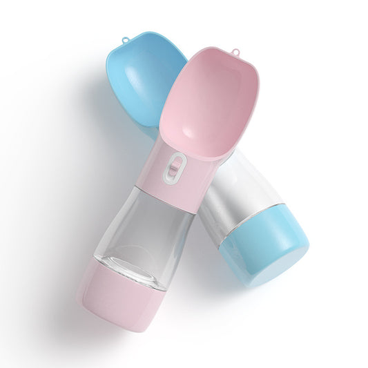 2-in-1 Portable Dog Water Bottle & Travel Bowl