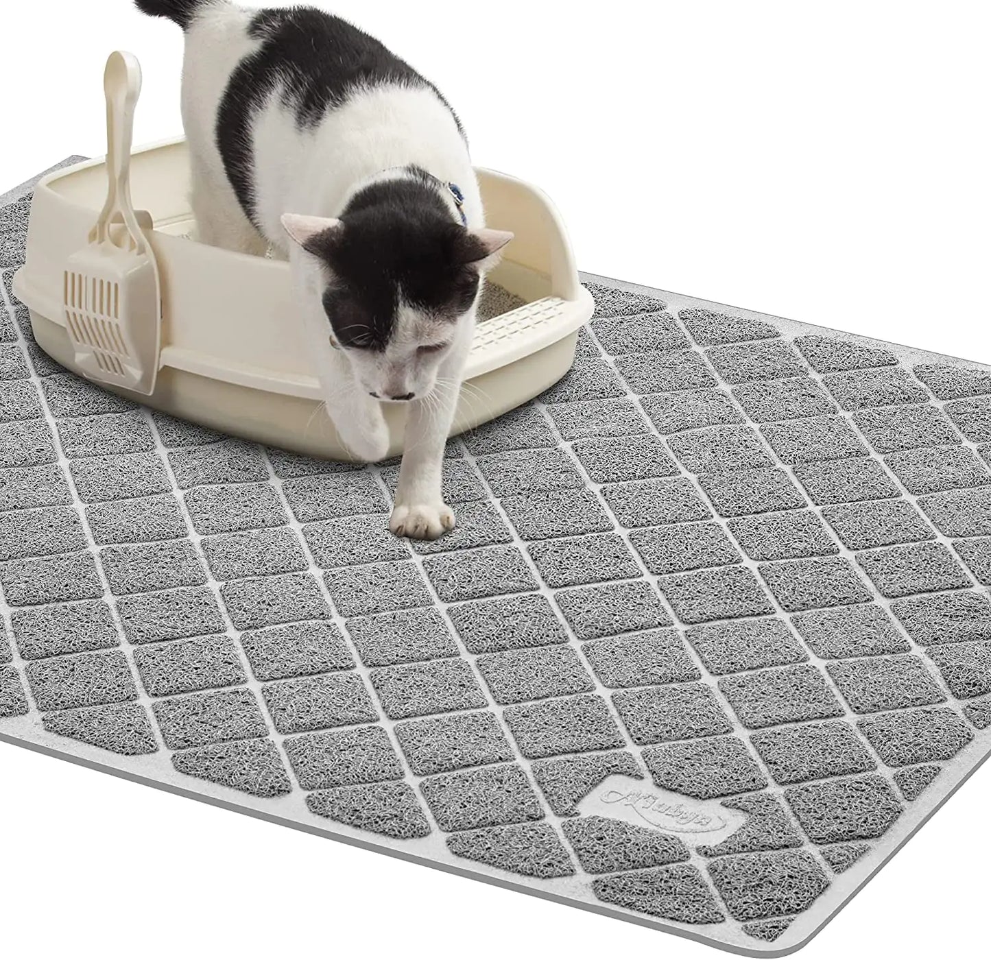 Premium non-slip cat litter mat